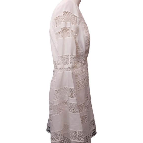 THURLEY Equator long sleeve Dress, size 10- Ivory - Picture 2 of 8